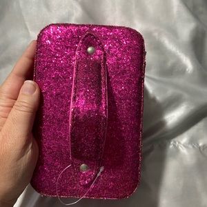 Mini caboodles sparkly pink make up case